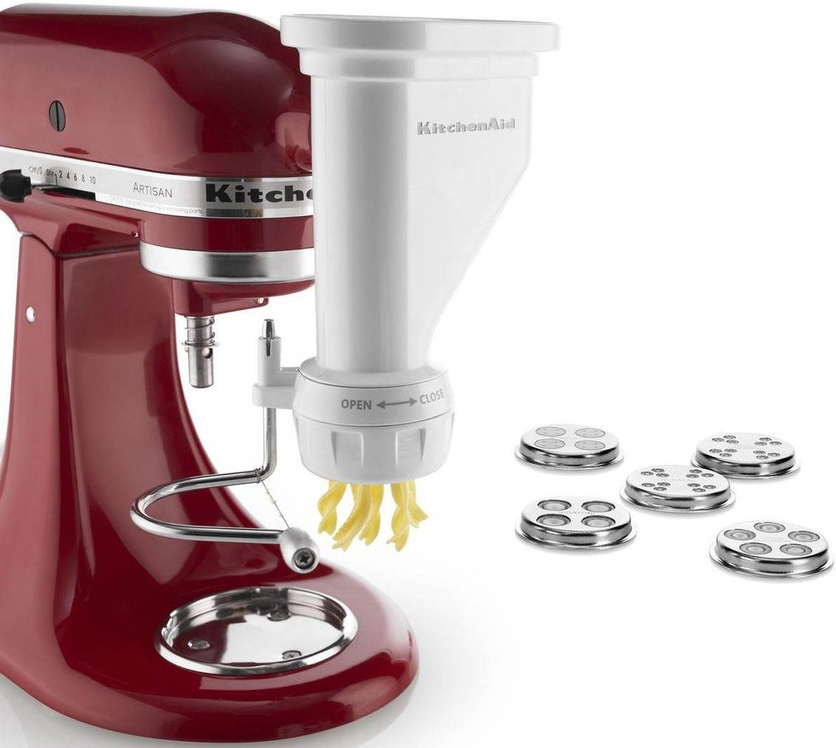 KitchenAid 5KSMPEXTA, Tvarovač na 6 druhů těstovin