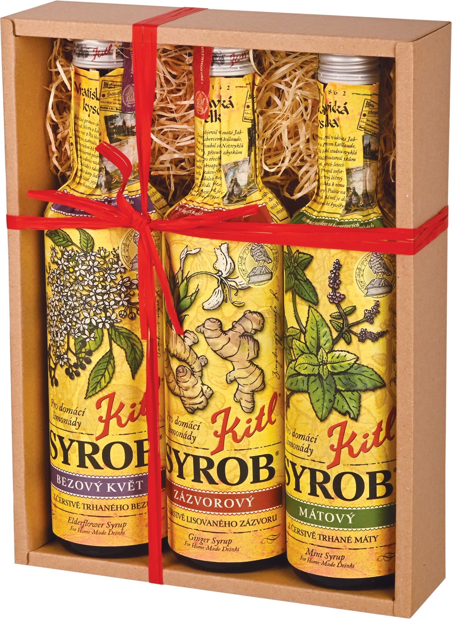 Kitl Syrob Bylinky (Bez, Zázvor + Máta)