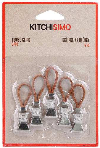 KITCHISIMO Klipy na ručníky