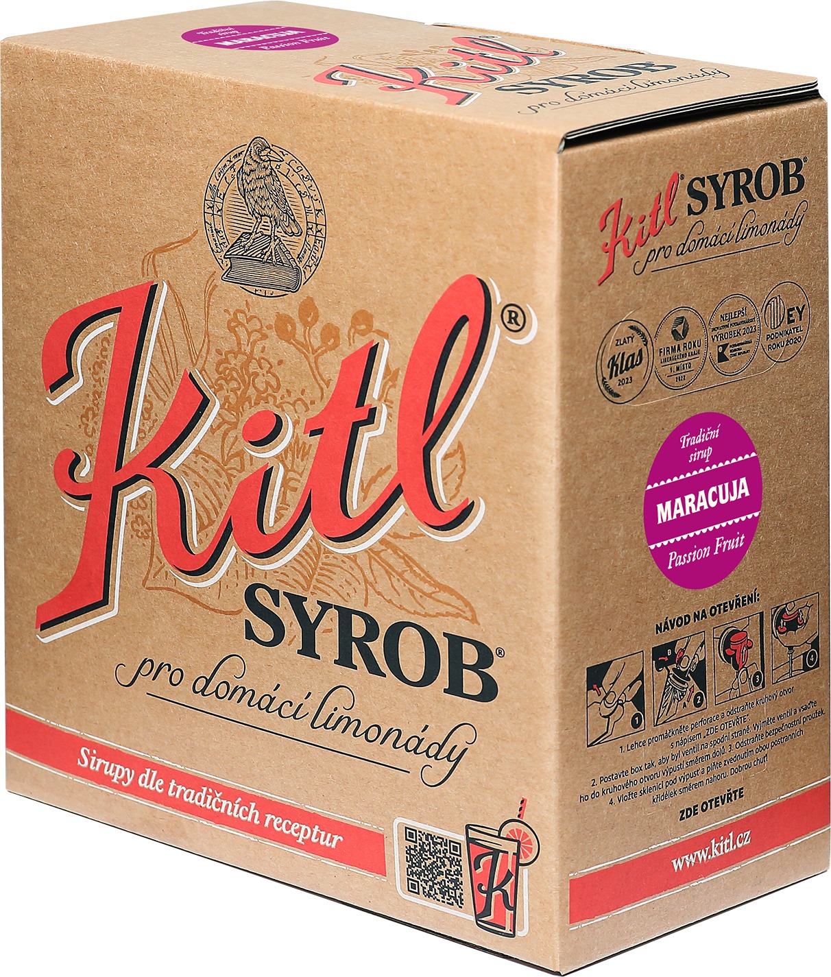 Kitl Syrob Maracuja 5l bag-in-box