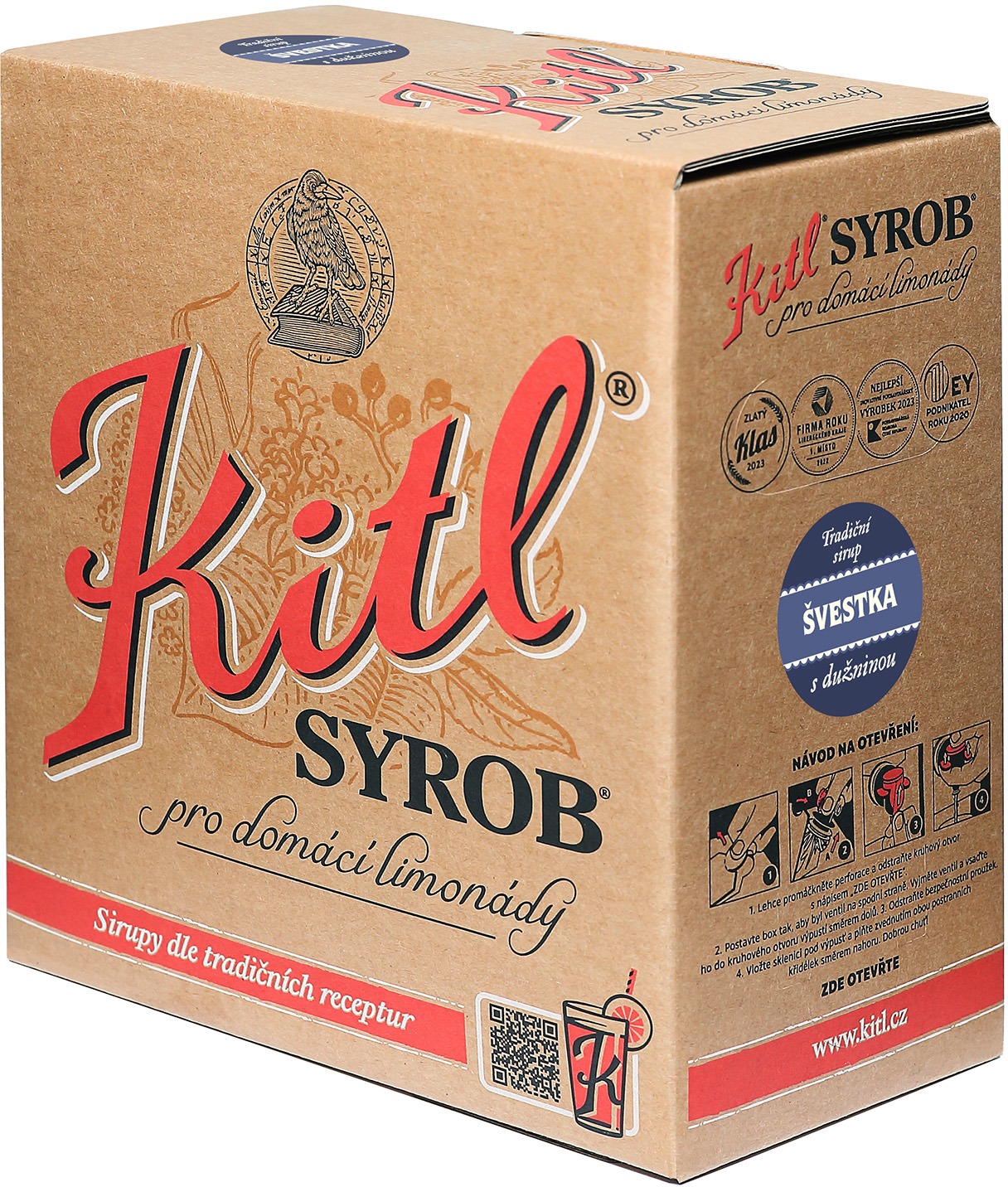 Kitl Syrob Švestka 5000 ml bag-in-box