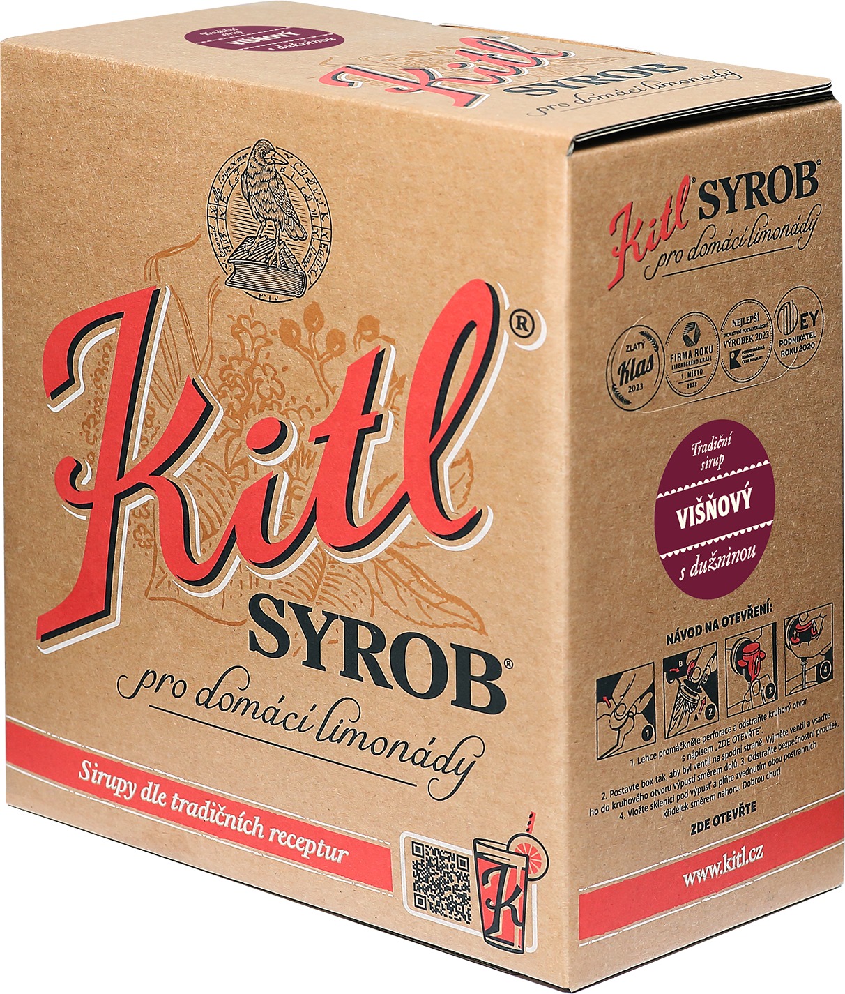 Kitl Syrob Višňový 5l bag-in-box