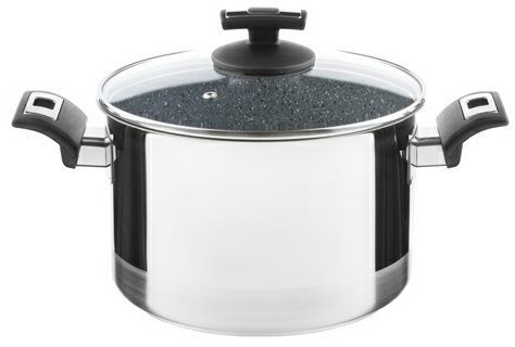 Kolimax Hrnec s poklicí Ceramaxx Pro Comfort 22cm/ 5,5l, granit šedá