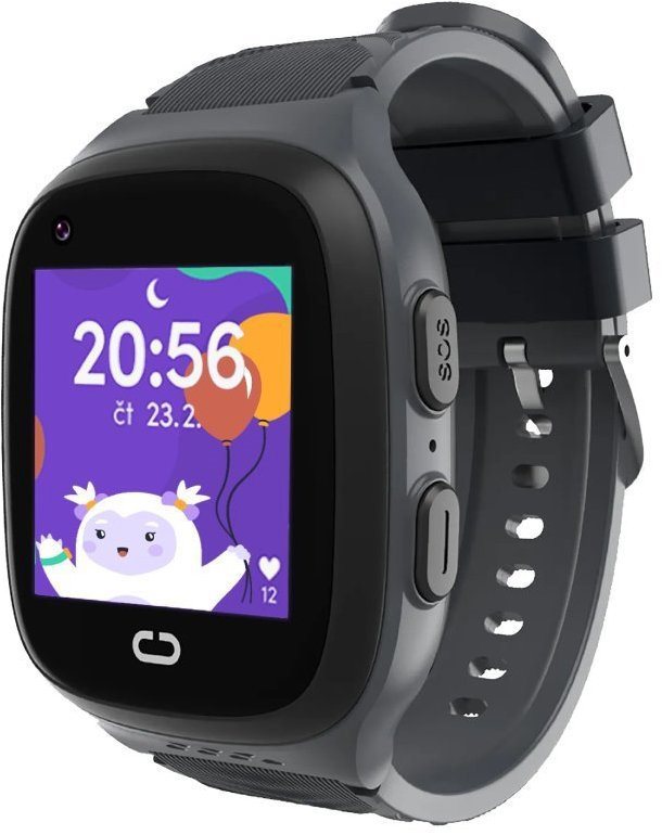 KLOKI Dětské volací GPS hodinky - Černé