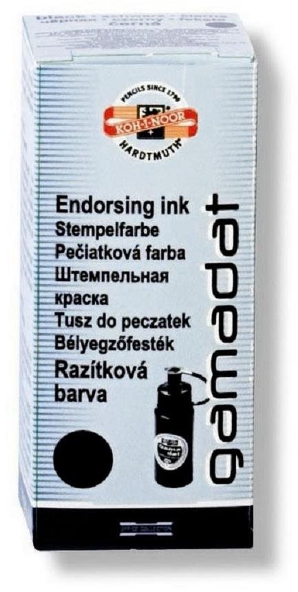 Razítková barva Gamadat 20 g, černá