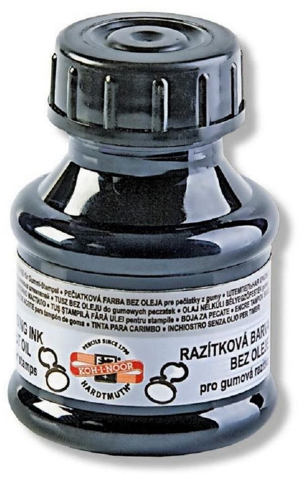Razítková barva Koh-i-noor 142501 - 50 g, černá