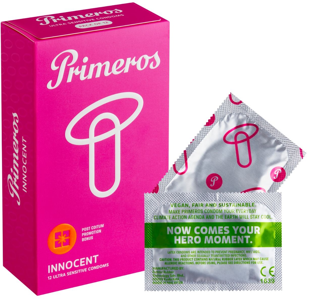 PRIMEROS Innocent ultra tenké kondomy, 12 ks