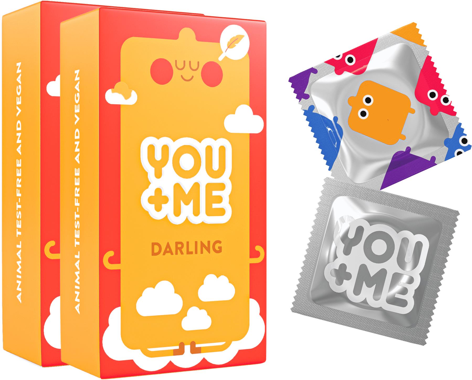 YOU ME Darling kondomy s extra tenkou stěnou, 2× 12 ks