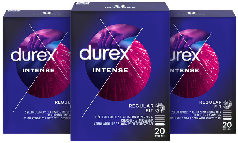 DUREX Intense 3× 20 ks