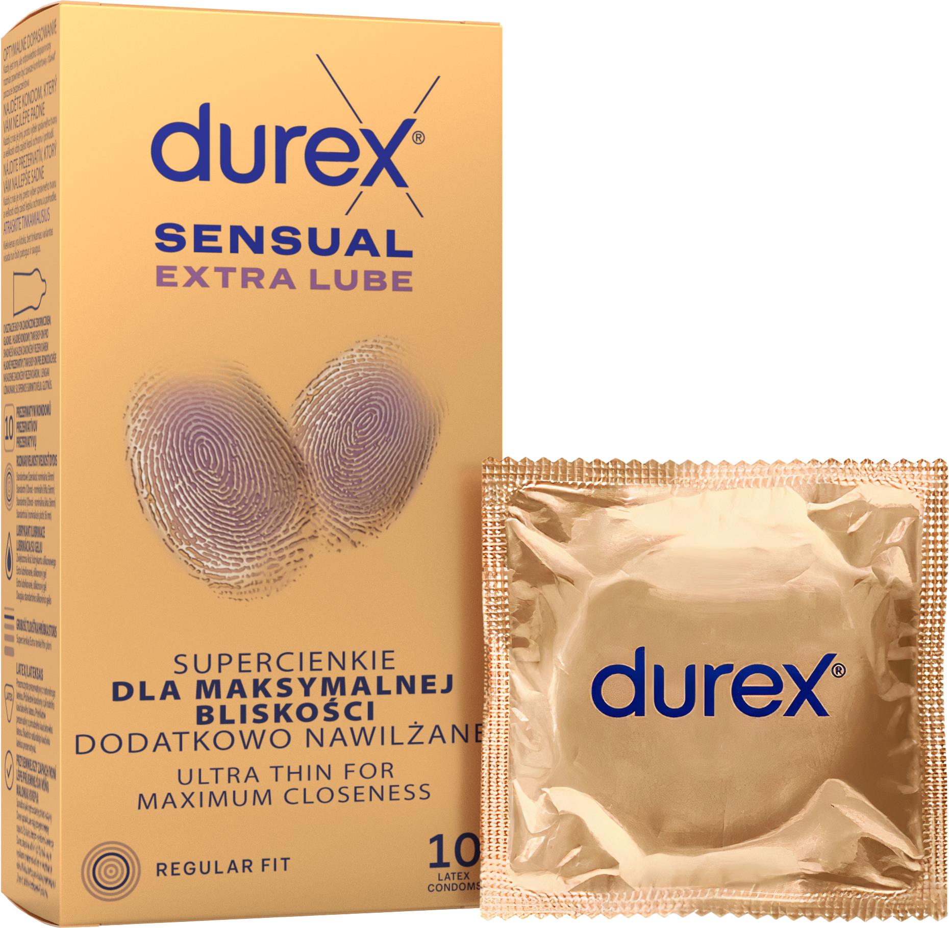 DUREX Sensual Extra Lube 10 ks
