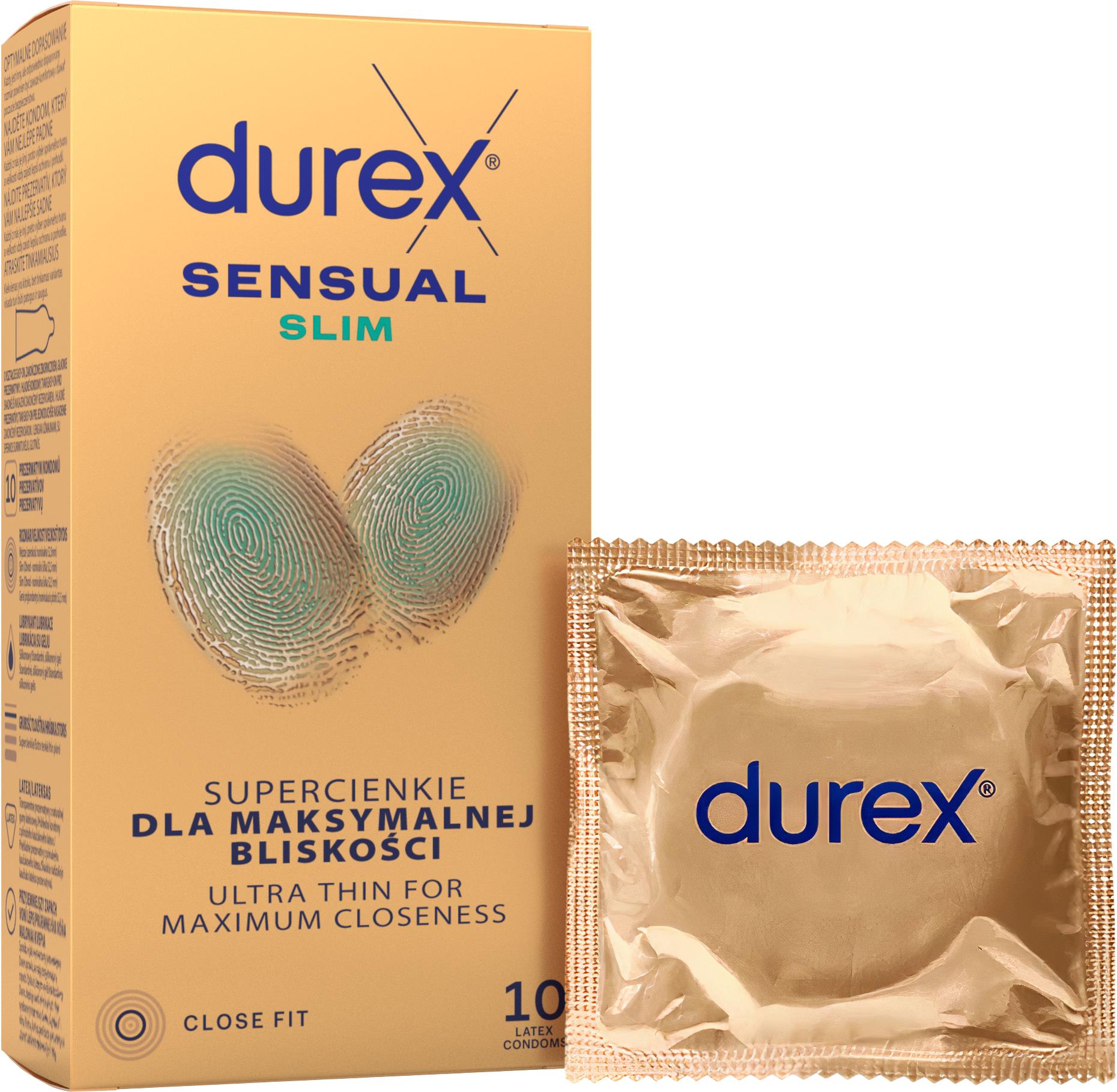 DUREX Sensual Slim 10 ks