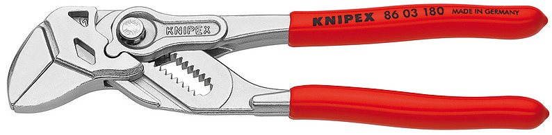 KNIPEX Klešťový stavitelný klíč, 180 mm 86 03 180