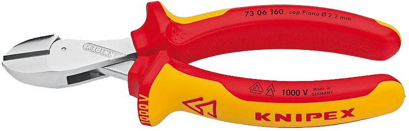 KNIPEX X-CUT® Kleště VDE štípací, 160 mm 73 06 160