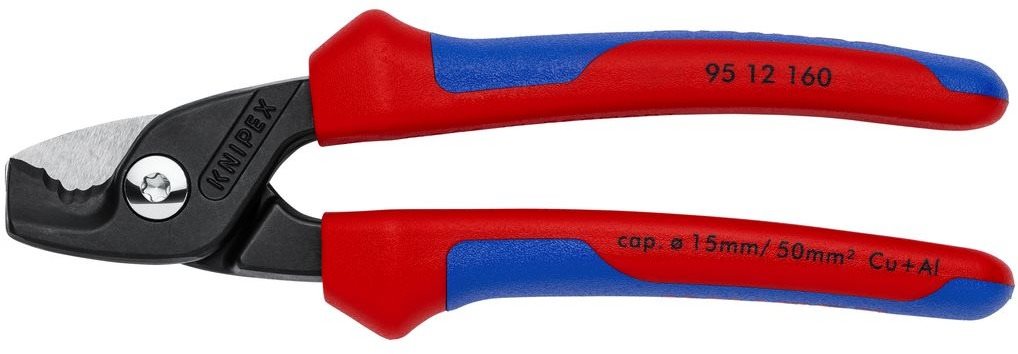 KNIPEX STEPCUT nůžky kabelové, 160 mm 95 12 160