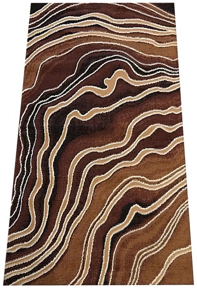 Kusový koberec Alfa hnědý 08 -40 × 60 cm