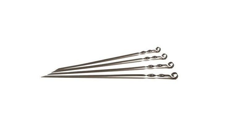 KOLIMAX Sada grilovacích jehel nerez 40cm, 4ks