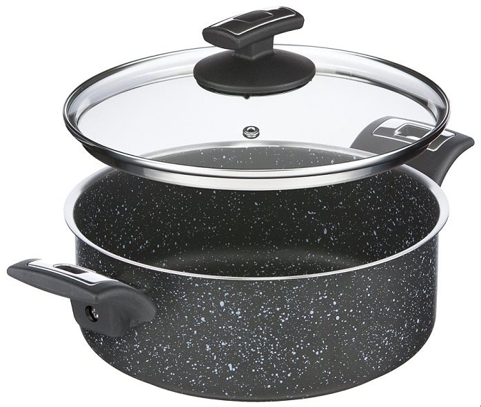 KOLIMAX BLACK GRANITEC s poklicí, průměr 22cm, objem 3.0l