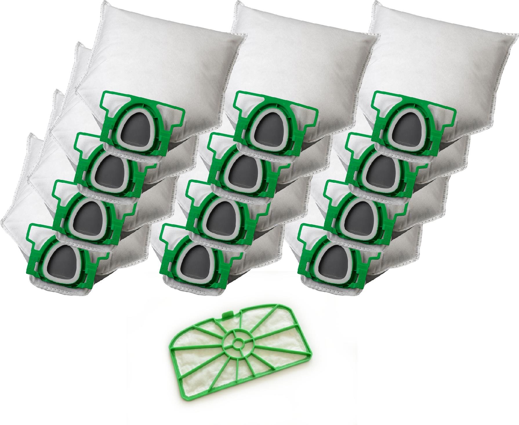 KOMA sada příslušenství pro VORWERK VK 200 Kobold, 12ks sáčků, 1ks motorový filtr