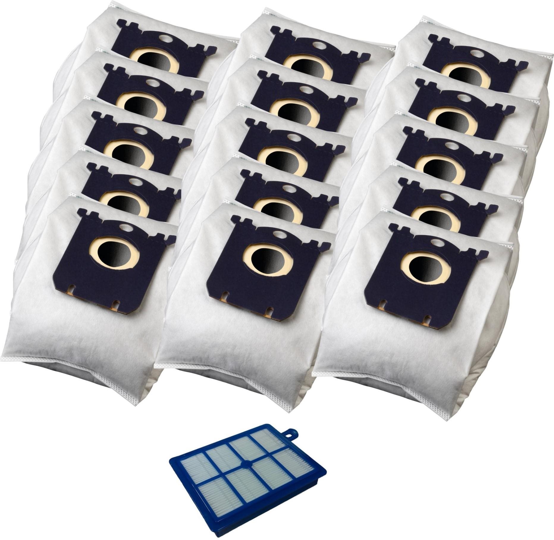 KOMA sada příslušenství SB02S pro vysavače Electrolux, AEG, Philips, 15 sáčků, 1 Hepa filtr