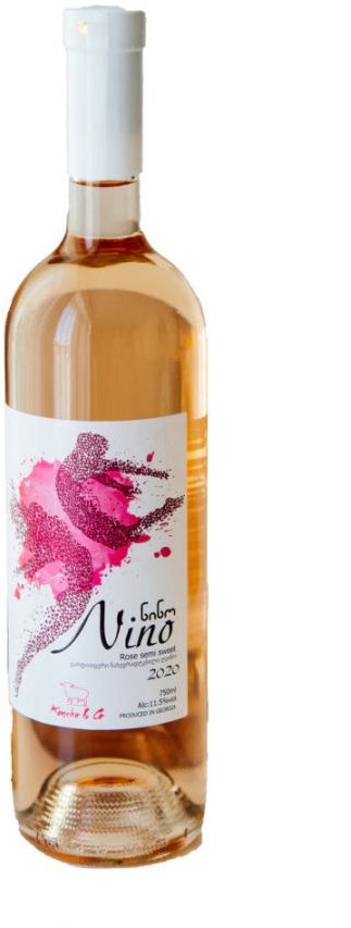 Koncho & Co Gruzínské víno Nino Rose 750 ml 11.50 % vol.