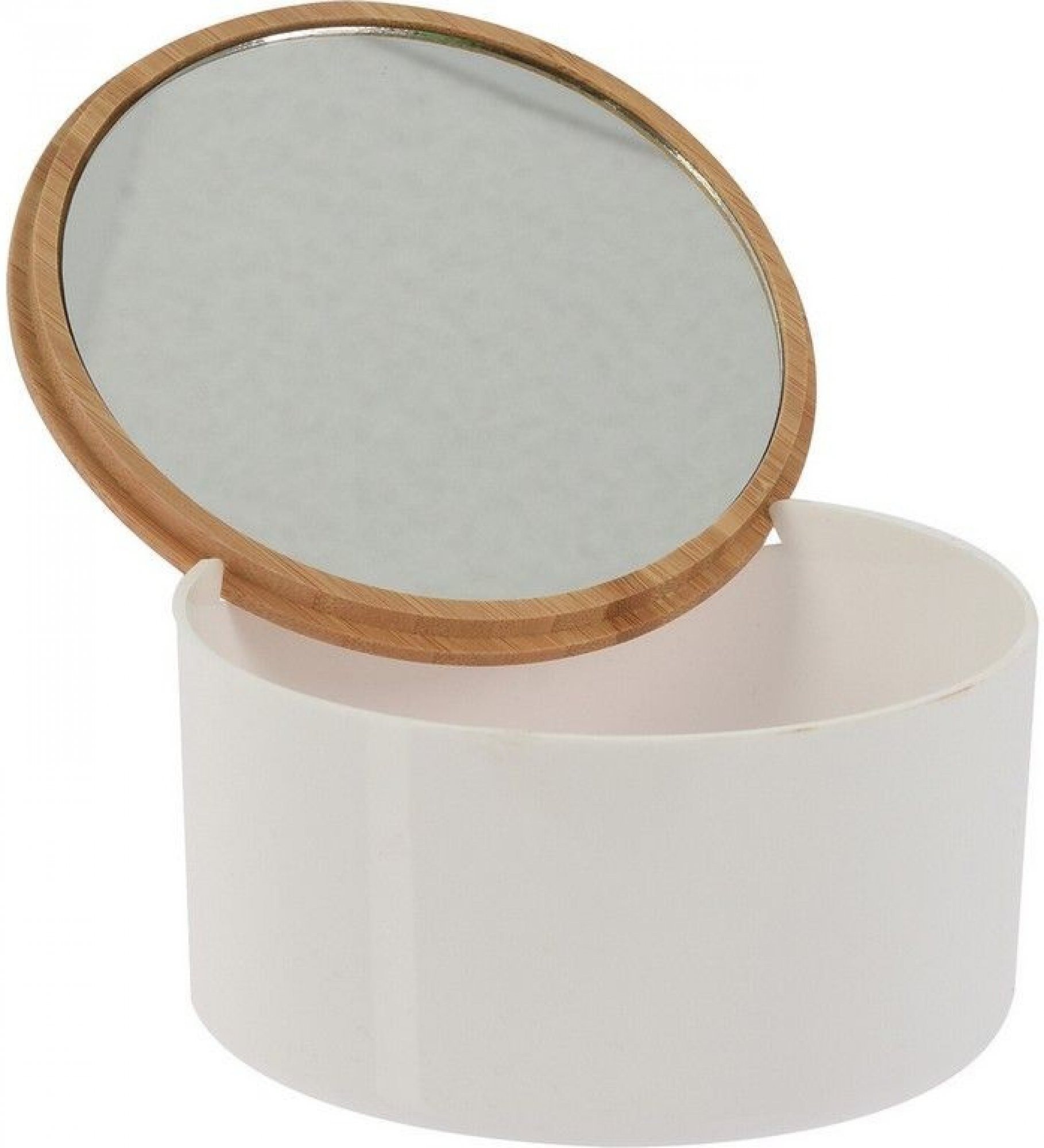 Koopman Organizér se zrcadlem kruhový 13x13x7 cm