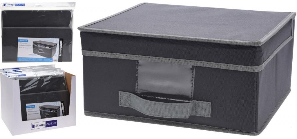 Koopman Skladovací box šedý 47x32x36 cm