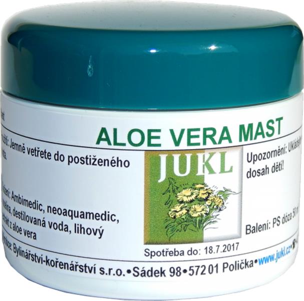 Jukl Mast Aloe Vera, 50 ml vhodná na lupénku, ekzém, opary