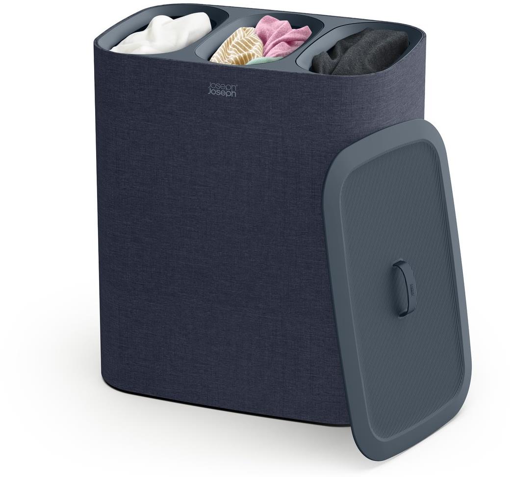 Joseph Joseph Koš na prádlo Tota Trio 50025, textil/plast, 90 l, černý