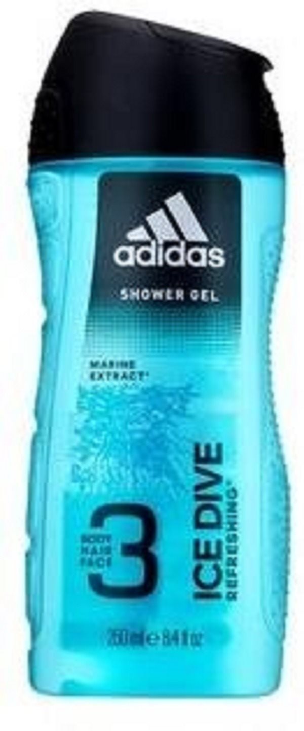 ADIDAS Ice Dive Shower Gel 3in1 250 ml