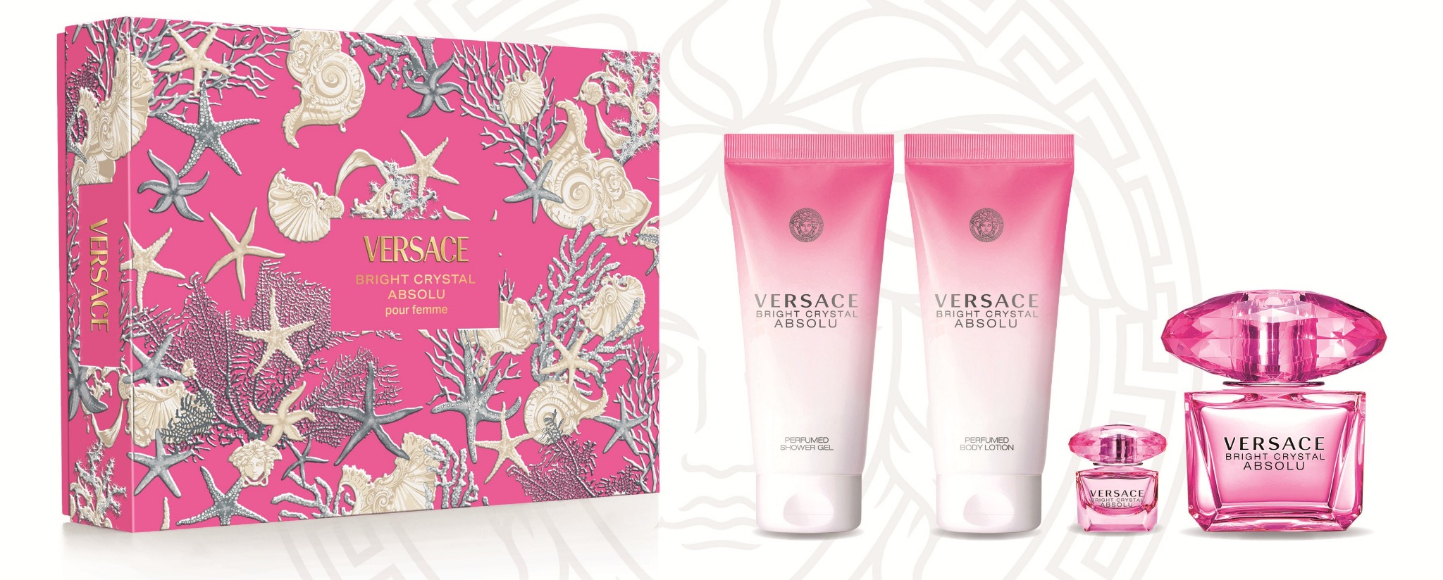 VERSACE Bright Crystal Absolu EdP Set 295 ml