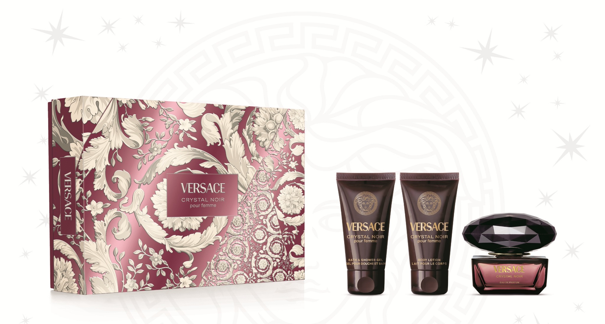VERSACE Crystal Noir EdP Set 150 ml