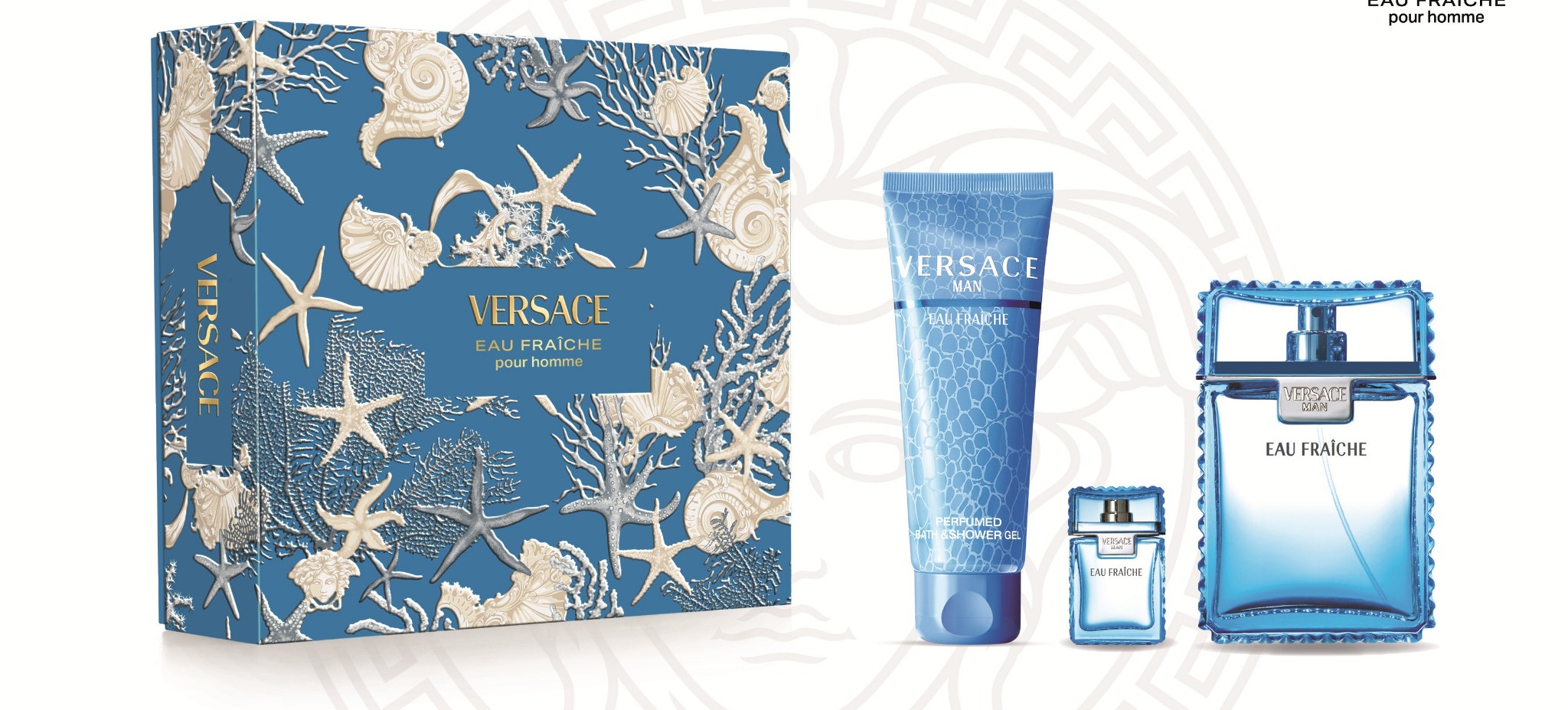VERSACE Man Eau Fraiche EdT Set 255 ml