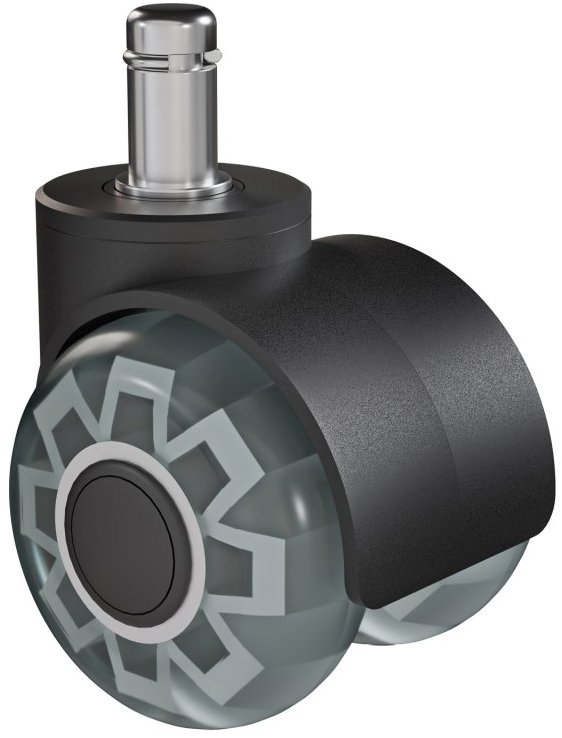 Walteco Kolečko průměr 50 mm, transparentní, čep průměr 11 mm