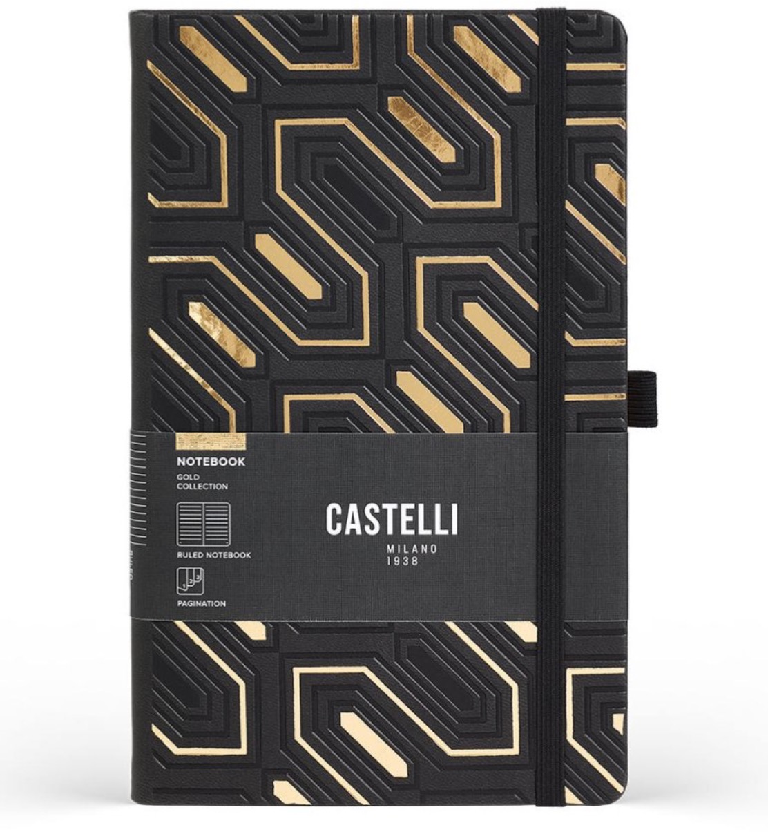 CASTELLI MILANO Gold Obelisk L linkovaný - luxusní papírový blok s klasickým designem