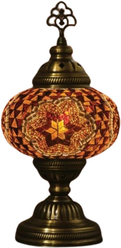 Krásy Orientu Orientální mozaiková stolní lampa Dania - 16 cm