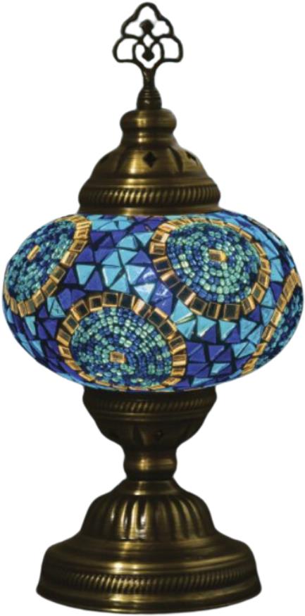 Krásy Orientu Orientální mozaiková stolní lampa Bodrum - 16 cm