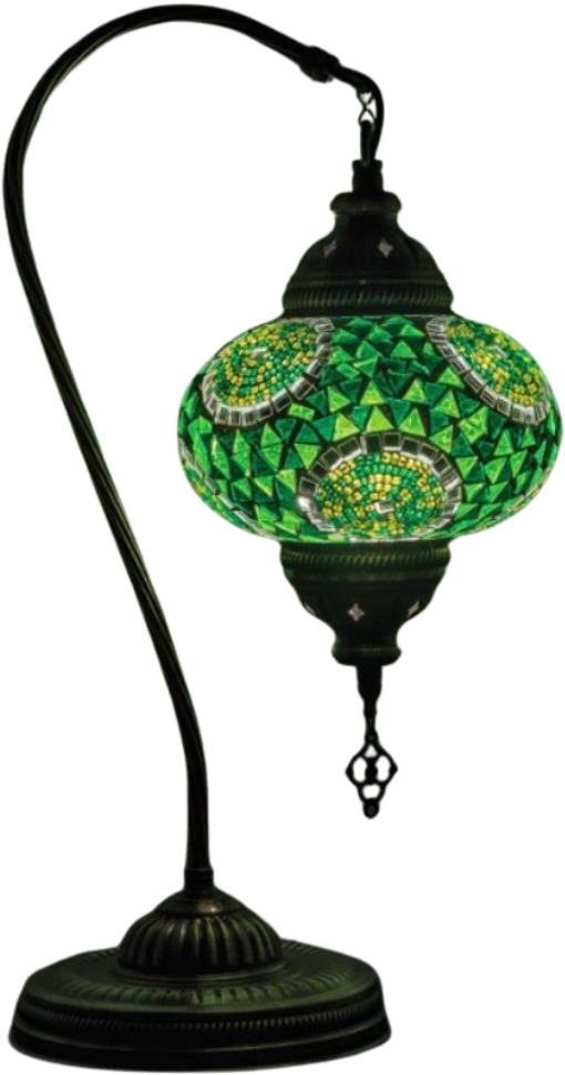 Krásy Orientu Orientální mozaiková stolní lampa Azra - Swan - 16 cm