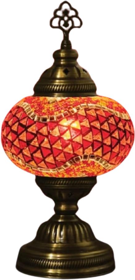 Krásy Orientu Orientální mozaiková stolní lampa Arzu - 16 cm
