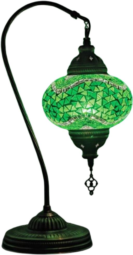 Krásy Orientu Orientální mozaiková stolní lampa Melis - Swan - 16 cm