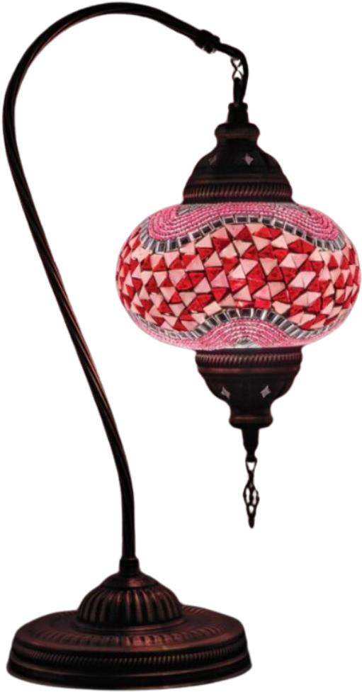 Krásy Orientu Orientální mozaiková stolní lampa Yara - Swan - 16 cm