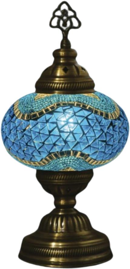 Krásy Orientu Orientální mozaiková stolní lampa Antalya - 16 cm