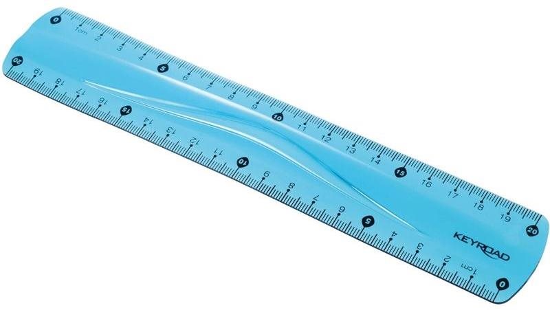 KEYROAD Flexi 20cm, ohebné, modré