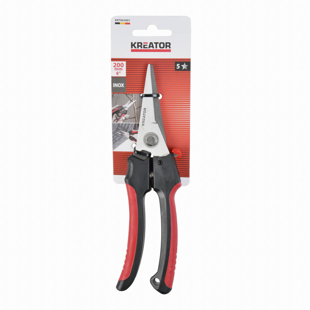 KREATOR Nůžky pro větší zátěž 200 mm Heavy duty KRTH63001