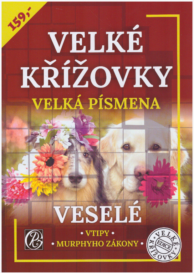 Křížovky Veselé velké, velká písmena