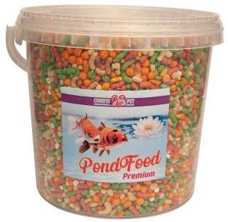 Cobbys Pet Pond Mix Extra 2,5l / 300g kbelík směs granulí, pelet a extrudovaného prosa