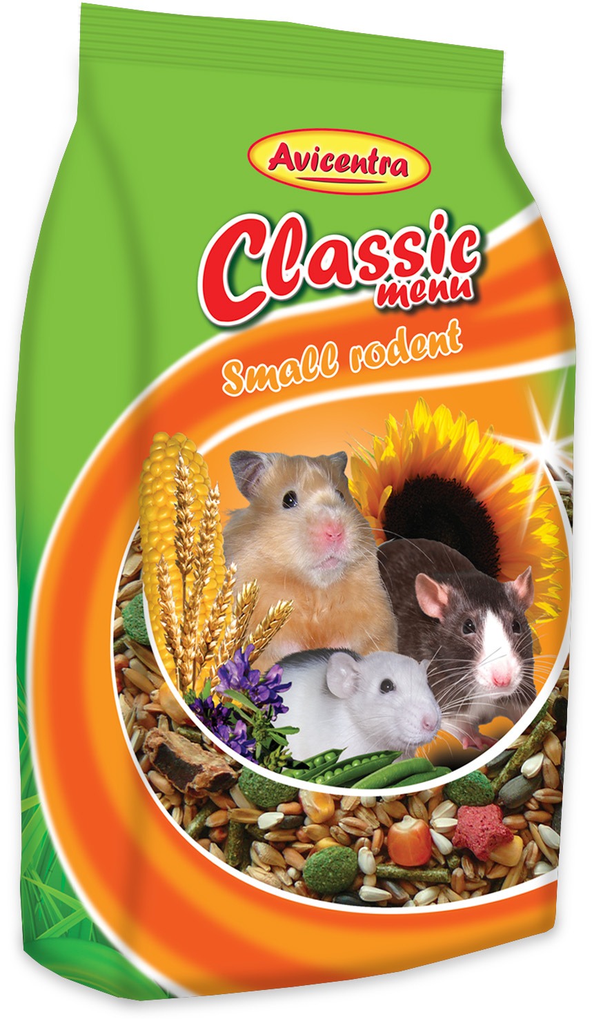 Avicentra Classic menu malý hlodavec 1 kg