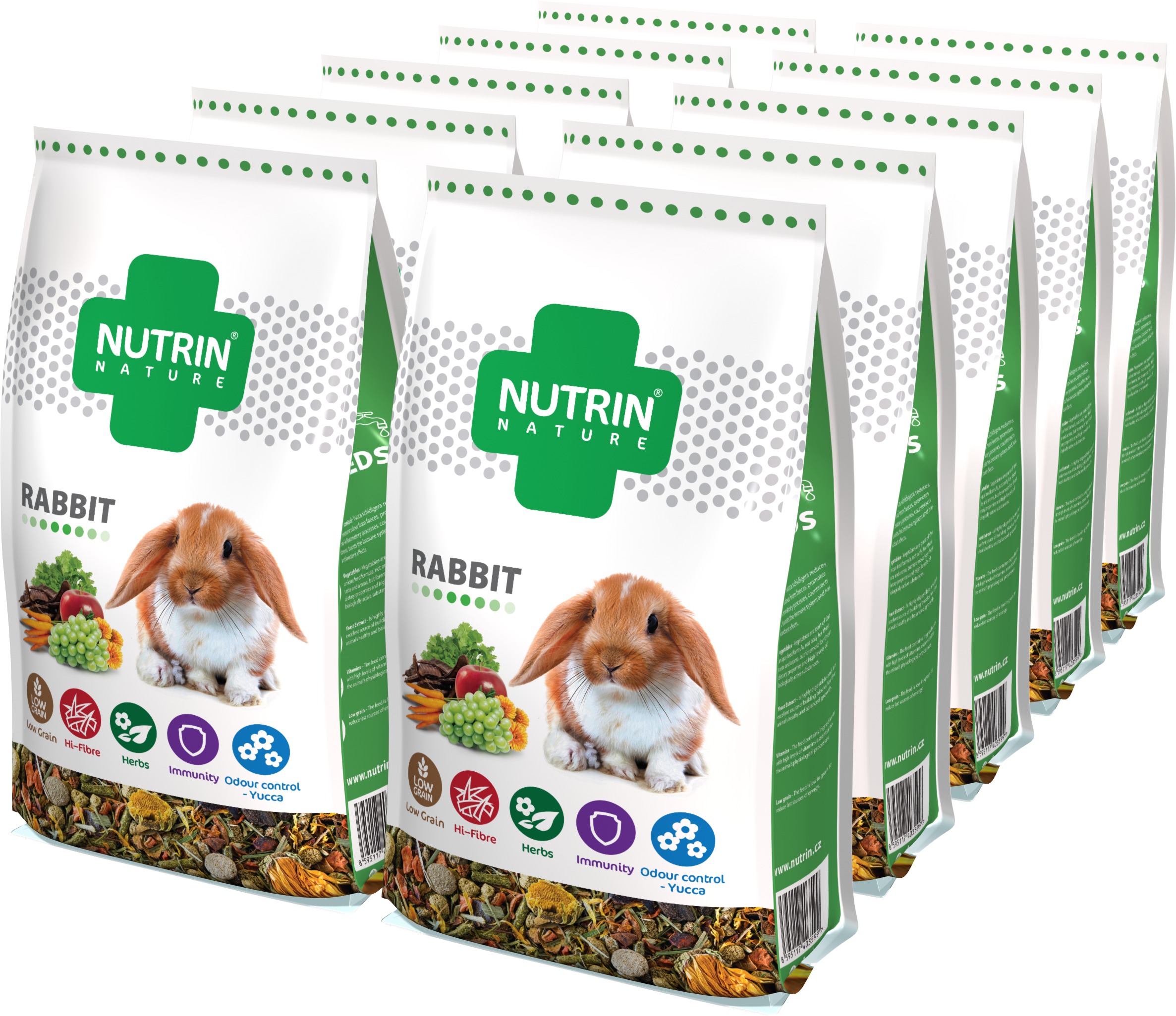 NUTRIN Nature krmivo pro králíka 750 g 10 ks