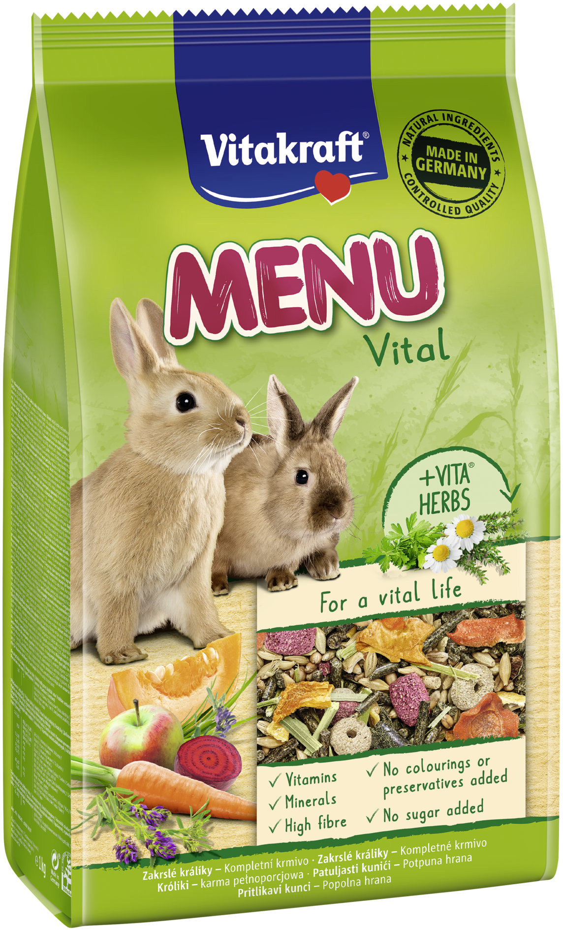 Vitakraft krmivo Menu Králík 1 kg