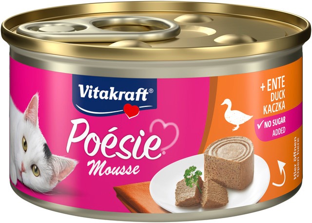 Vitakraft Cat mokré krmivo Poésie Mousse kachna 85g