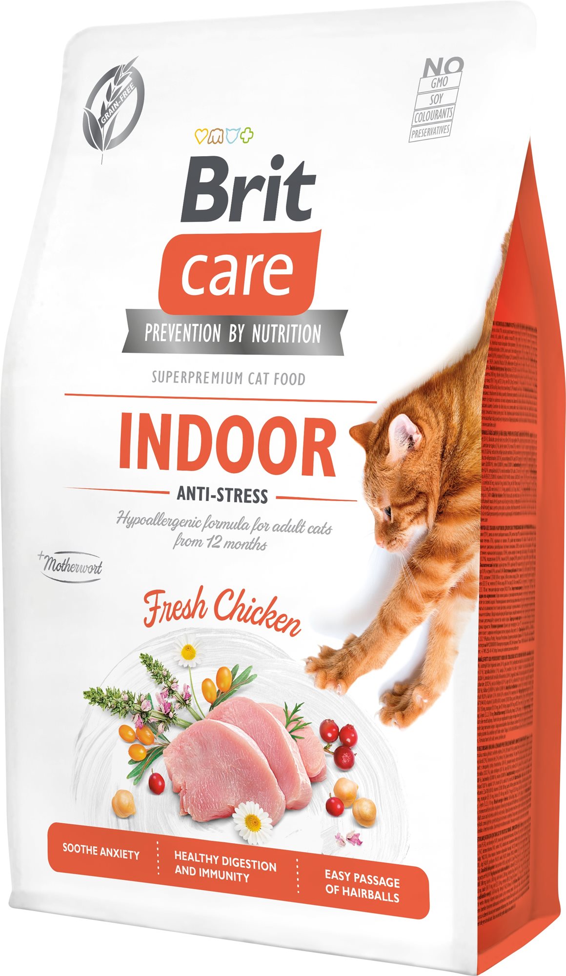 Brit Care Cat Grain-Free Indoor Anti-stress, 2 kg